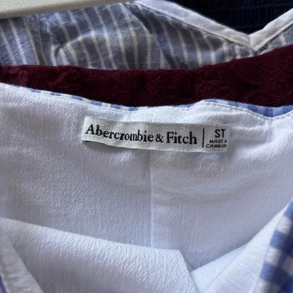 Abercrombie & Fitch Blue Gingham Bubble Dress - Picture 4 of 4